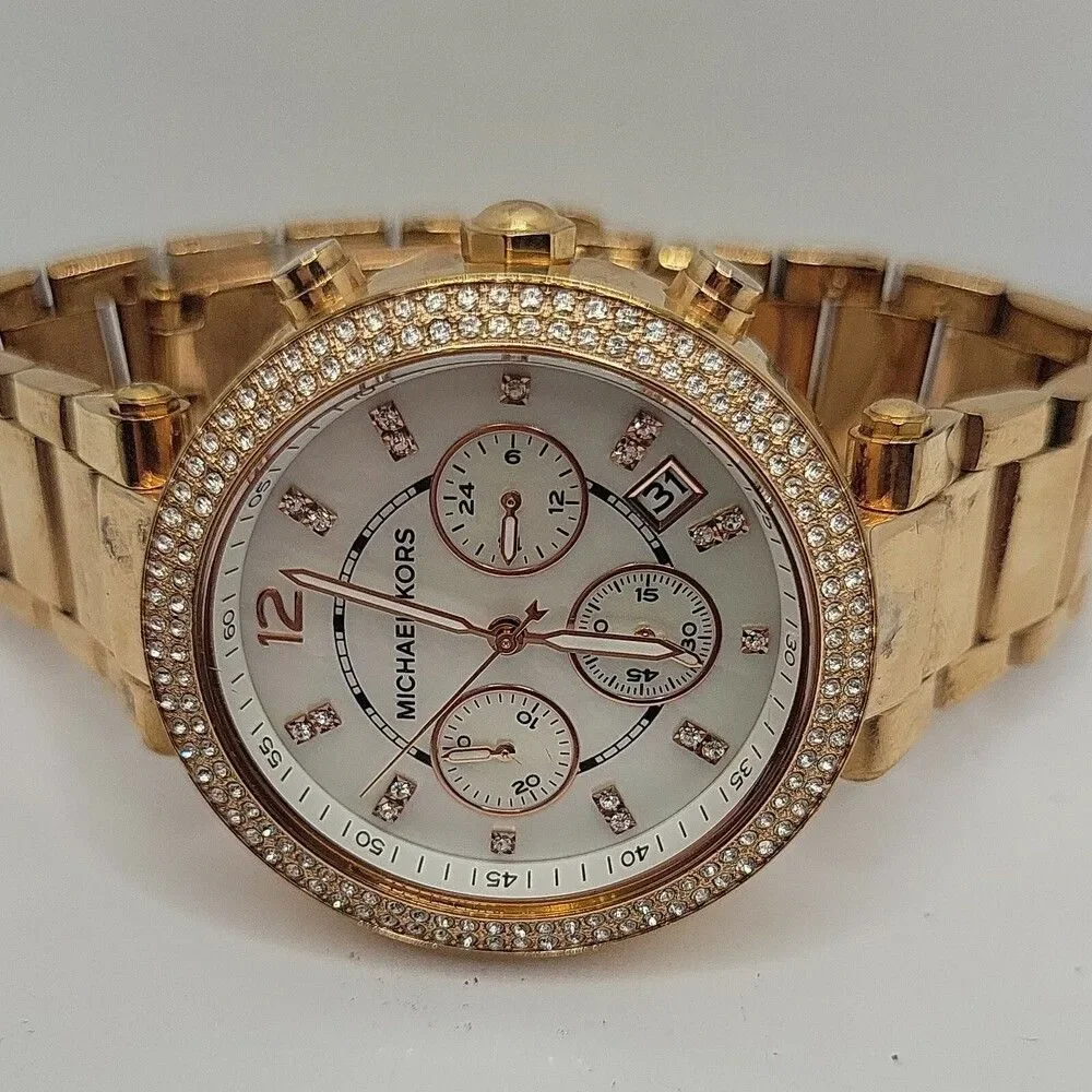 Michael Kors Parker MK5784 Women Stainless Steel Analog Dial Quartz Watch AM402